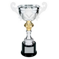 Cup Trophy, Silver - 11 1/2" Tall